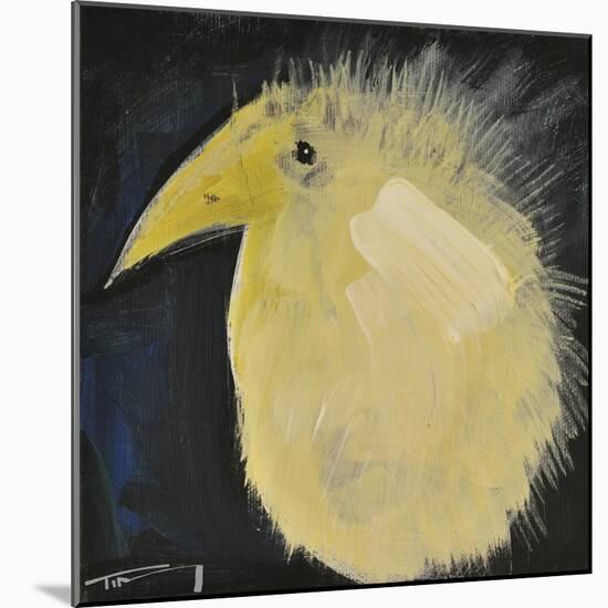 Yellow Fuzzy Bird-Tim Nyberg-Mounted Giclee Print