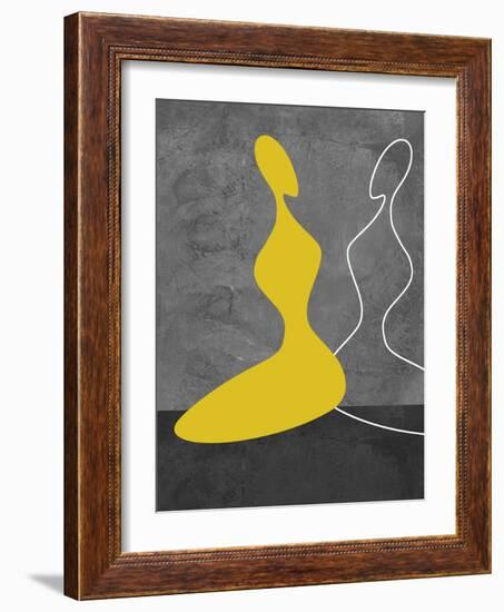 Yellow Girl-Felix Podgurski-Framed Art Print