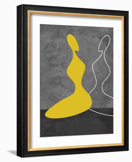 Yellow Girl-Felix Podgurski-Framed Art Print