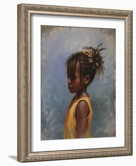 Yellow Girl-Michael Jackson-Framed Giclee Print