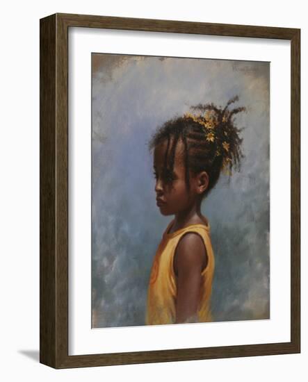 Yellow Girl-Michael Jackson-Framed Giclee Print