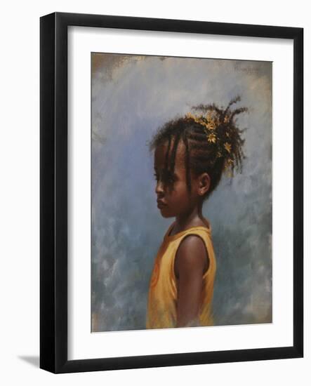 Yellow Girl-Michael Jackson-Framed Giclee Print