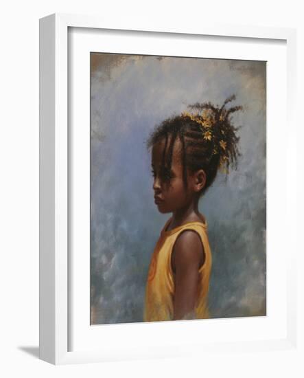 Yellow Girl-Michael Jackson-Framed Giclee Print