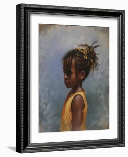 Yellow Girl-Michael Jackson-Framed Giclee Print