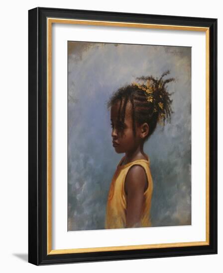 Yellow Girl-Michael Jackson-Framed Giclee Print