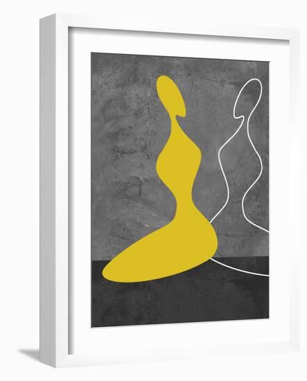 Yellow Girl-Felix Podgurski-Framed Art Print