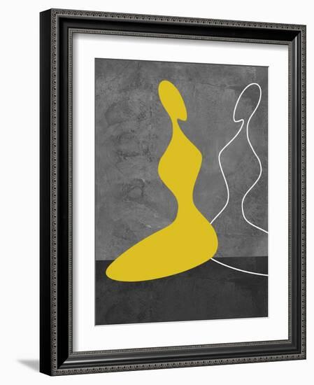 Yellow Girl-Felix Podgurski-Framed Art Print