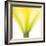 Yellow Green Lily Abstract No 338-Shams Rasheed-Framed Giclee Print