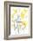 Yellow & Grey Garden II-Jennifer Goldberger-Framed Art Print