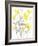 Yellow & Grey Garden II-Jennifer Goldberger-Framed Art Print