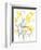 Yellow & Grey Garden II-Jennifer Goldberger-Framed Premium Giclee Print