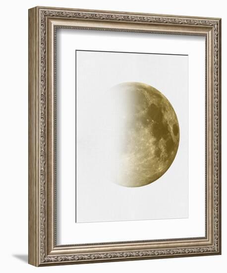 Yellow Half Moon I-Eline Isaksen-Framed Art Print