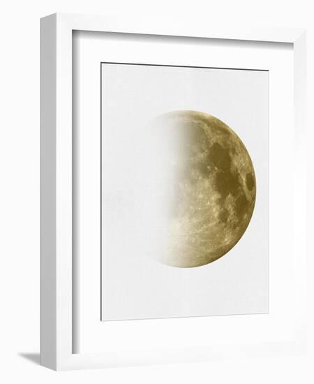 Yellow Half Moon I-Eline Isaksen-Framed Art Print