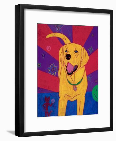 Yellow Happiness-Angela Bond-Framed Art Print