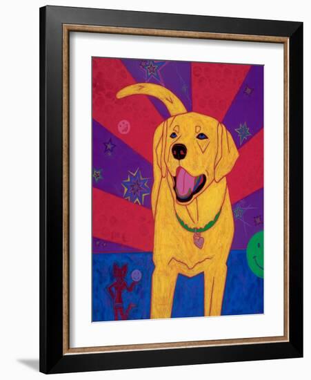 Yellow Happiness-Angela Bond-Framed Art Print