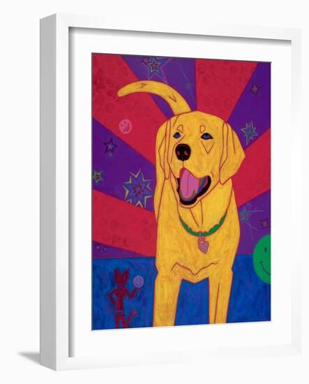 Yellow Happiness-Angela Bond-Framed Art Print