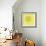 Yellow Happy Flower-Jan Weiss-Framed Art Print displayed on a wall