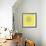 Yellow Happy Flower-Jan Weiss-Framed Art Print displayed on a wall