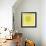 Yellow Happy Flower-Jan Weiss-Framed Art Print displayed on a wall