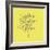 Yellow Happy Flower-Jan Weiss-Framed Art Print