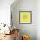 Yellow Happy Flower-Jan Weiss-Framed Art Print displayed on a wall