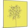 Yellow Happy Flower-Jan Weiss-Mounted Art Print