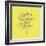 Yellow Happy Flower-Jan Weiss-Framed Art Print