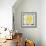 Yellow Hash-Jace Grey-Framed Art Print displayed on a wall