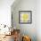 Yellow Hash-Jace Grey-Framed Art Print displayed on a wall
