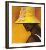 Yellow Hat-Laurie Cooper-Framed Art Print