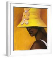 Yellow Hat-Laurie Cooper-Framed Art Print