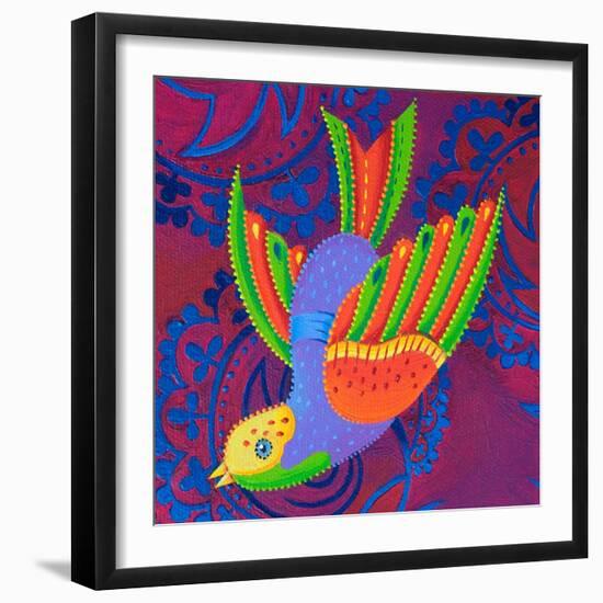 Yellow-Headed Bird, 2019 (Oil on Canvas)-Jane Tattersfield-Framed Giclee Print