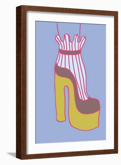 Yellow Heel 01-Pictufy Studio-Framed Giclee Print