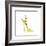 Yellow High Heeled Shoe-null-Framed Giclee Print