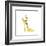 Yellow High Heeled Shoe-null-Framed Giclee Print