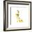 Yellow High Heeled Shoe-null-Framed Giclee Print