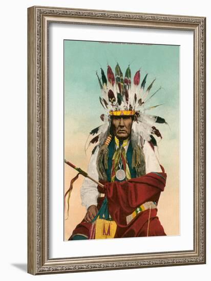 Yellow Horse, Ponca Indian-null-Framed Art Print