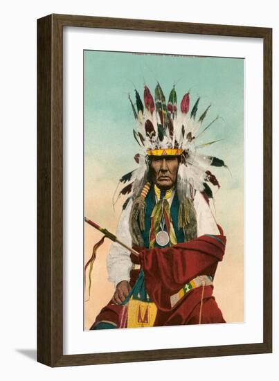 Yellow Horse, Ponca Indian-null-Framed Art Print