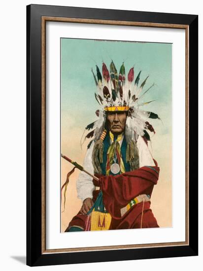 Yellow Horse, Ponca Indian-null-Framed Art Print