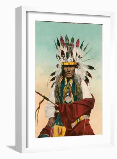 Yellow Horse, Ponca Indian-null-Framed Art Print