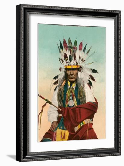 Yellow Horse, Ponca Indian-null-Framed Art Print