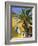 Yellow House and Palm Tree, Villefranche Sur Mer, Cote d'Azur, Provence, France, Europe-John Miller-Framed Photographic Print