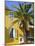 Yellow House and Palm Tree, Villefranche Sur Mer, Cote d'Azur, Provence, France, Europe-John Miller-Mounted Photographic Print