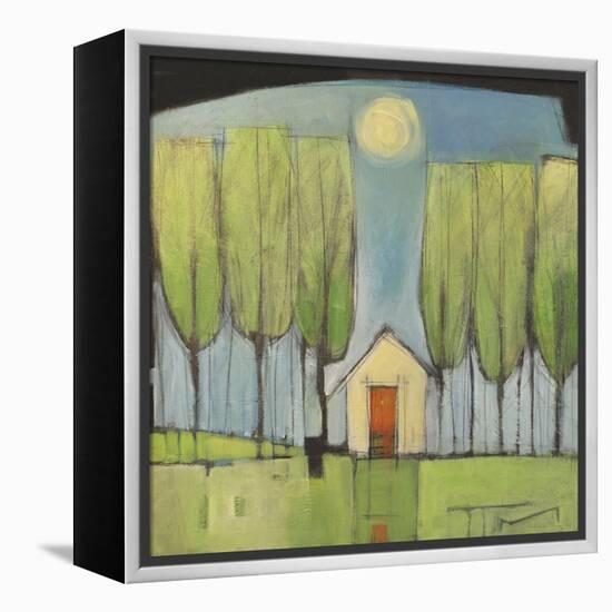 Yellow House in Woods-Tim Nyberg-Framed Premier Image Canvas