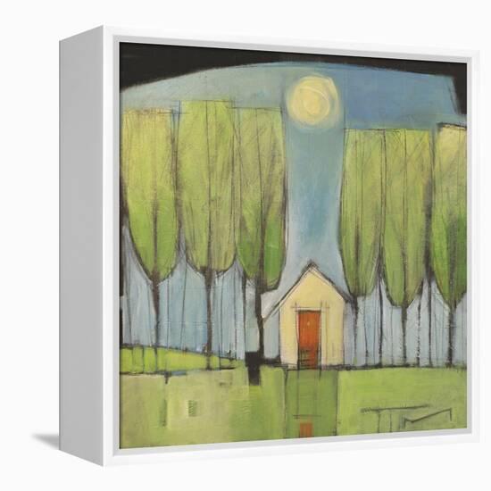 Yellow House in Woods-Tim Nyberg-Framed Premier Image Canvas