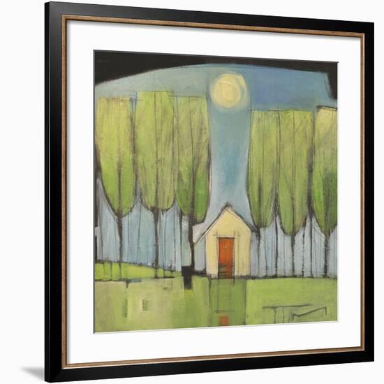 Yellow House in Woods-Tim Nyberg-Framed Premium Giclee Print