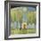 Yellow House in Woods-Tim Nyberg-Framed Giclee Print