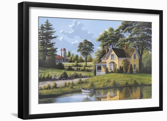 Yellow House-Bill Saunders-Framed Giclee Print