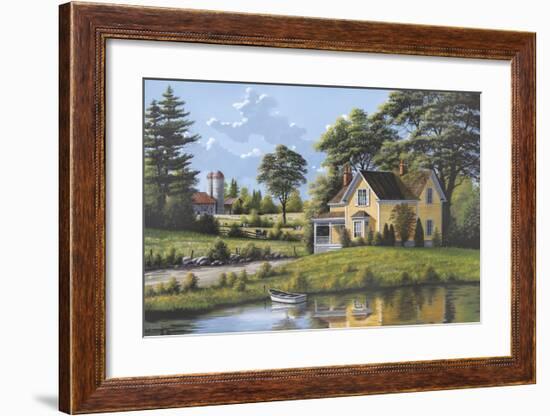 Yellow House-Bill Saunders-Framed Giclee Print