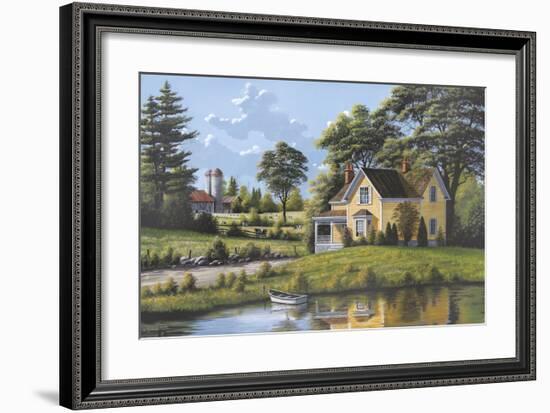 Yellow House-Bill Saunders-Framed Giclee Print